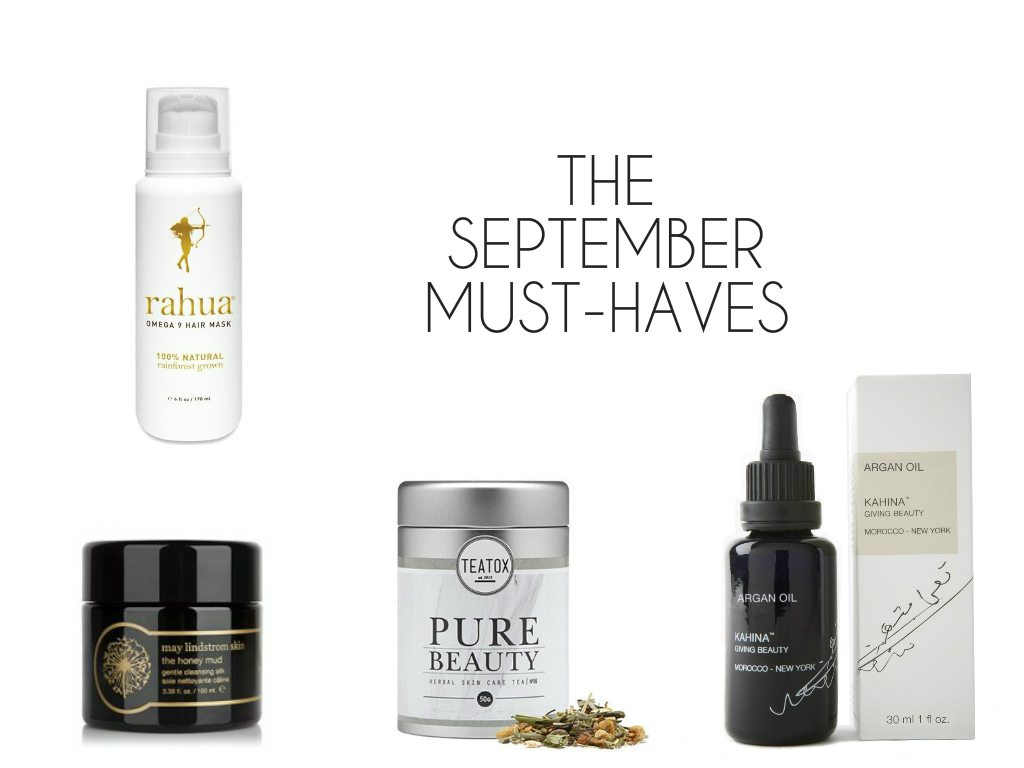 September Must Have Natural Cosmetics