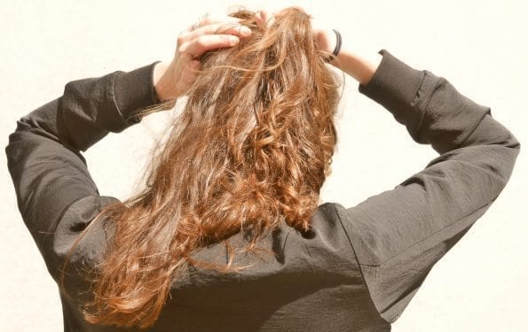 sun damaged hair feature shot