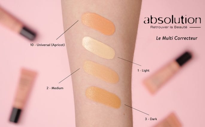 Absolution's Le Multi Correcteur Sweet & Safe Swatched