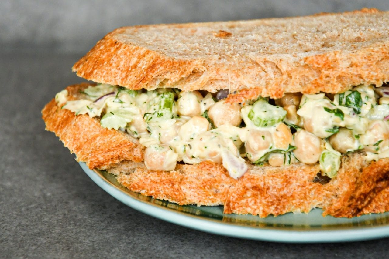 Melissa Martorell-Luque - Vegan Chickpea Salad Sandwich - 3 Simple & Savoury Sandwiches | Amazingy Magazine