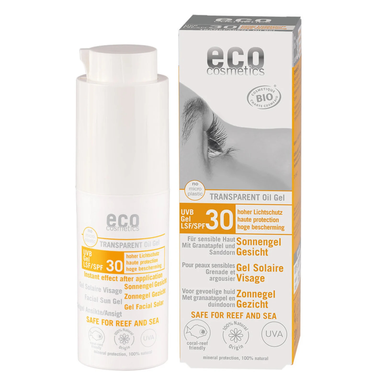eco Cosmetics - Transparent Oil Gel SPF30