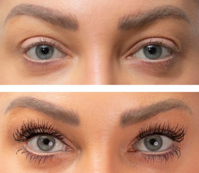 Plume - Nourish & Amplify Mascara (Before & After)