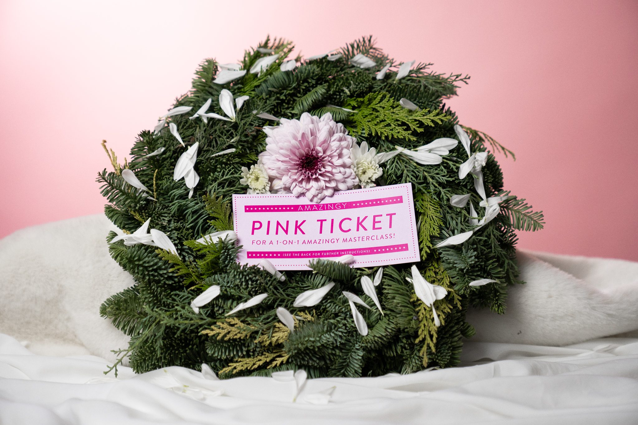 Amazingy Pink Ticket