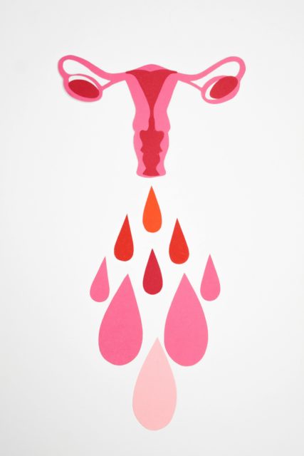 Vagina Period Illustration by Nadezhda Moryak