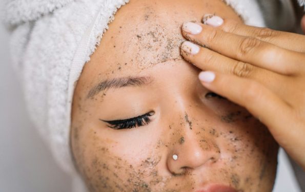 Girl Exfoliating Skincare - Photo by Anna Tarazevich