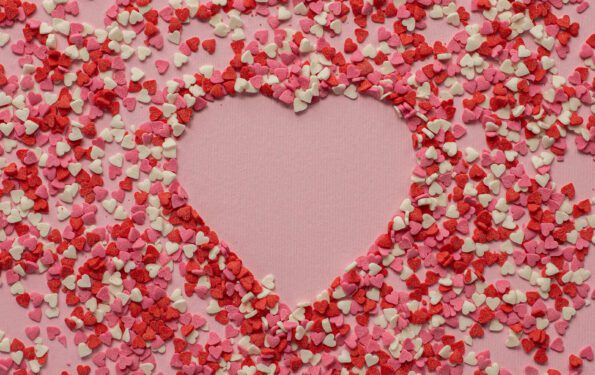 Candies in the Shape of a Heart by Gabby K on Pexels